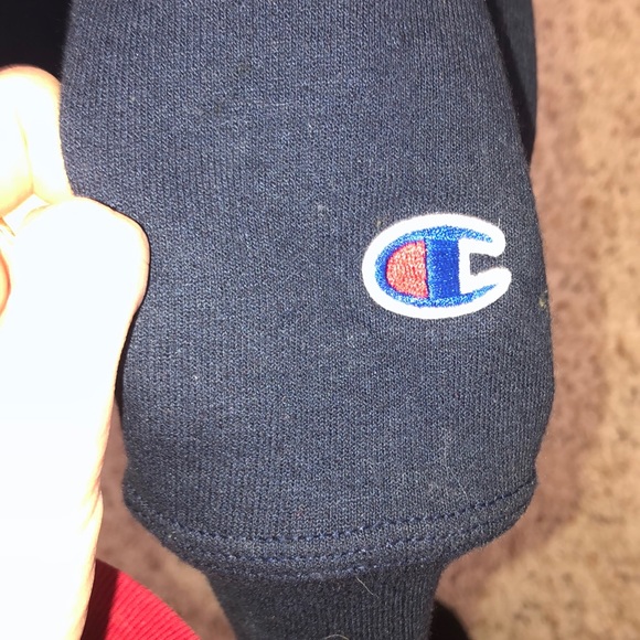 Champion Navy Crew Neck Sweatshirt - Picture 4 of 6